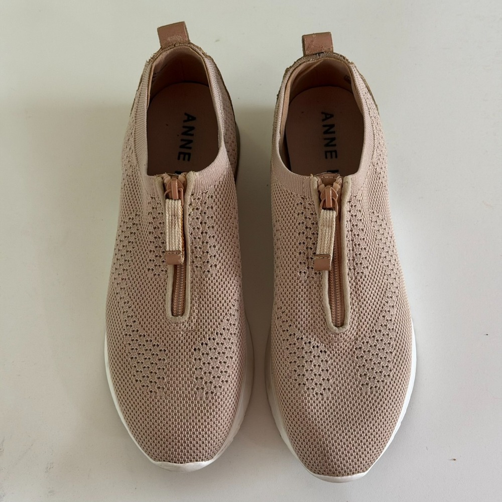 Sneaker Women's Anne Klein Terri Shoes Blush Size 10 Comfort Casual